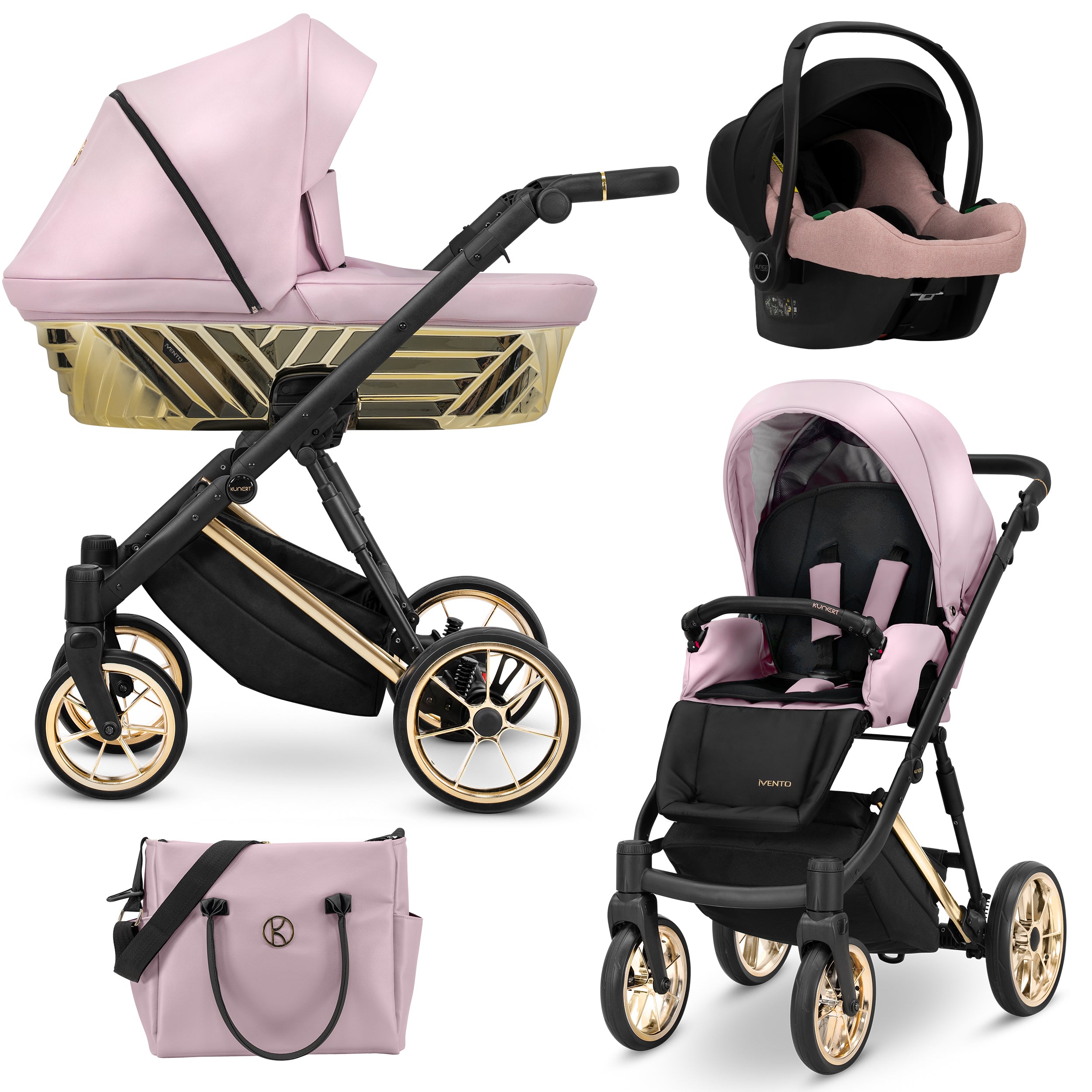 Poussette 3en1 Ivento Glam